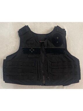 NWOT Safariland Armor Vest EOC FO TMR Black Front Open Sz 2412-2413